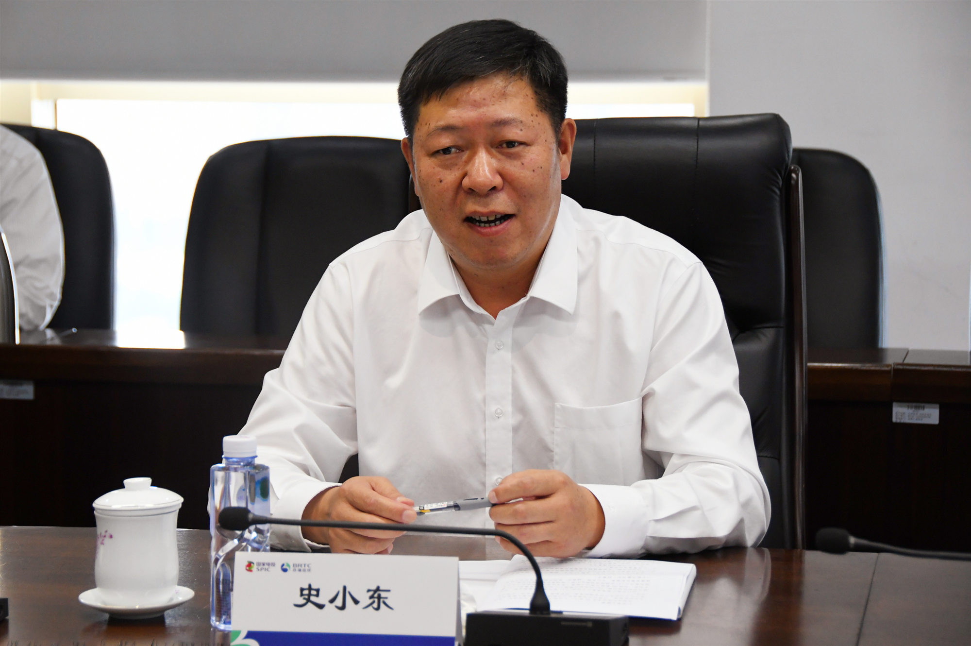 招商银行郑州分行行长史小东一行到访百瑞信托